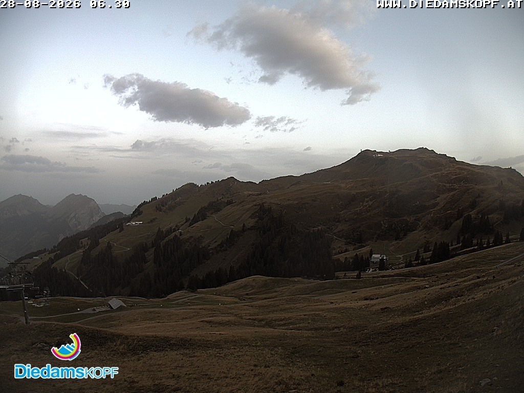 Archiv Foto Webcam Panorama Diedamskopf von der Breitenalpe