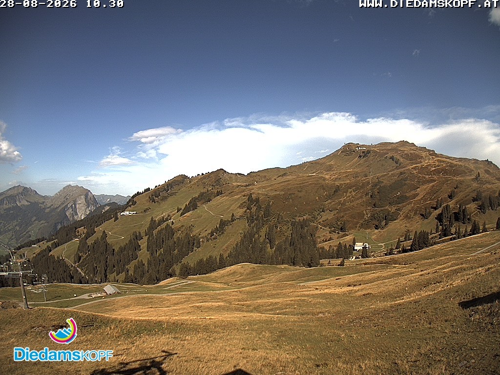 Archiv Foto Webcam Panorama Diedamskopf von der Breitenalpe