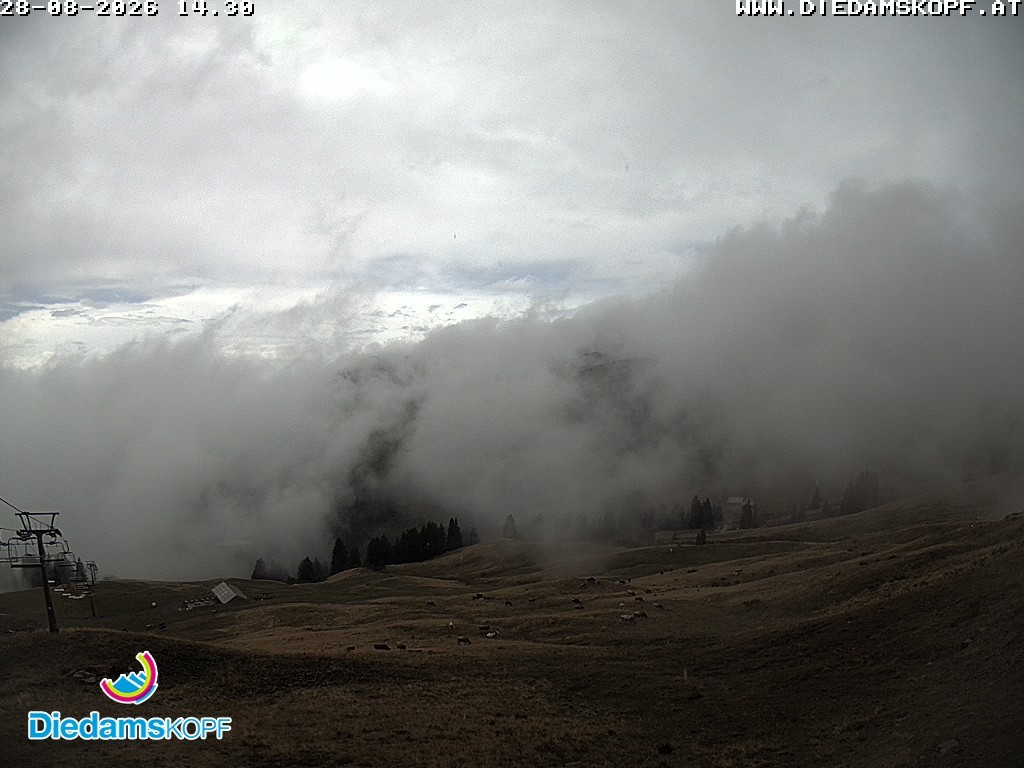 Archiv Foto Webcam Panorama Diedamskopf von der Breitenalpe