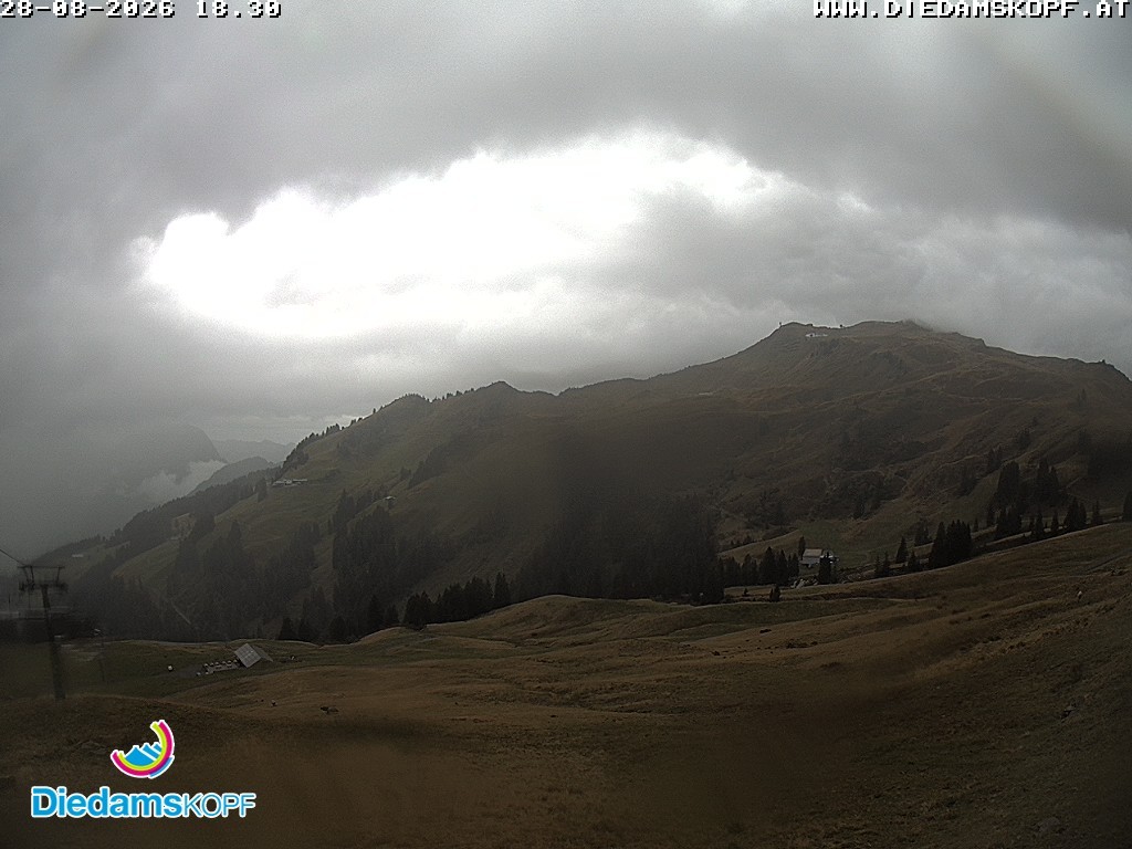 Archiv Foto Webcam Panorama Diedamskopf von der Breitenalpe
