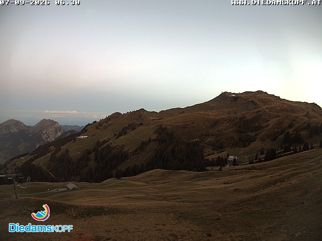 Archiv Foto Webcam Panorama Diedamskopf von der Breitenalpe