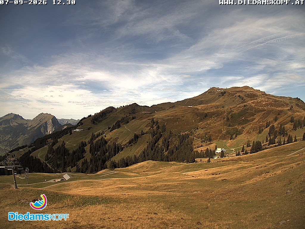 Archiv Foto Webcam Panorama Diedamskopf von der Breitenalpe
