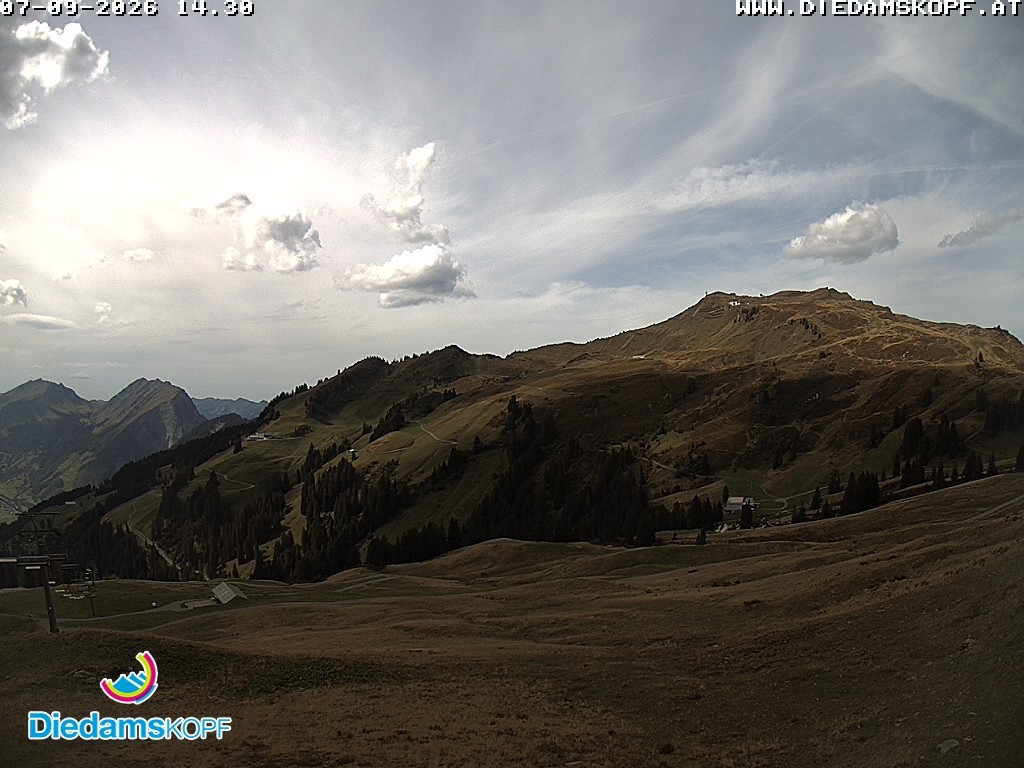 Archiv Foto Webcam Panorama Diedamskopf von der Breitenalpe