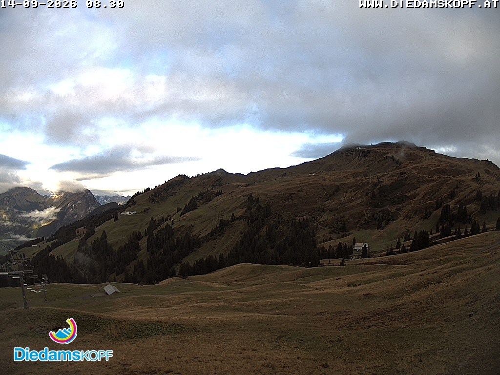 Archiv Foto Webcam Panorama Diedamskopf von der Breitenalpe