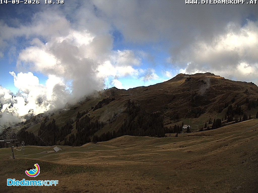 Archiv Foto Webcam Panorama Diedamskopf von der Breitenalpe