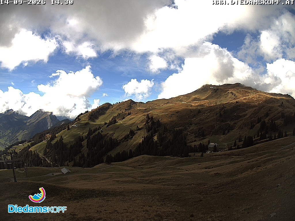 Archiv Foto Webcam Panorama Diedamskopf von der Breitenalpe