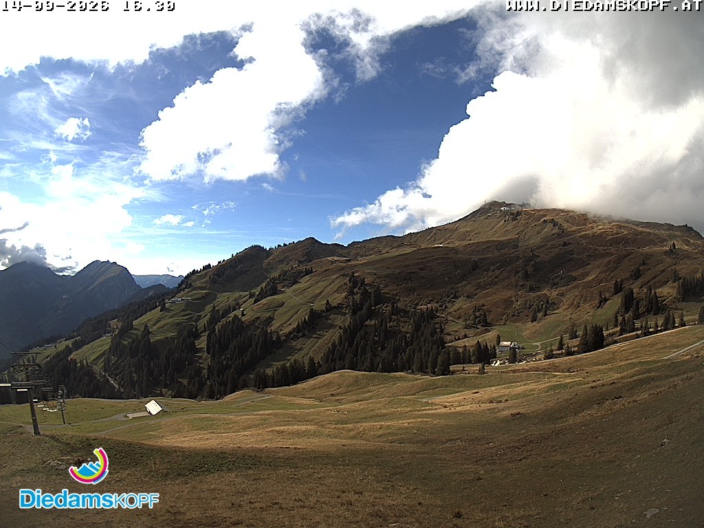 Archiv Foto Webcam Panorama Diedamskopf von der Breitenalpe
