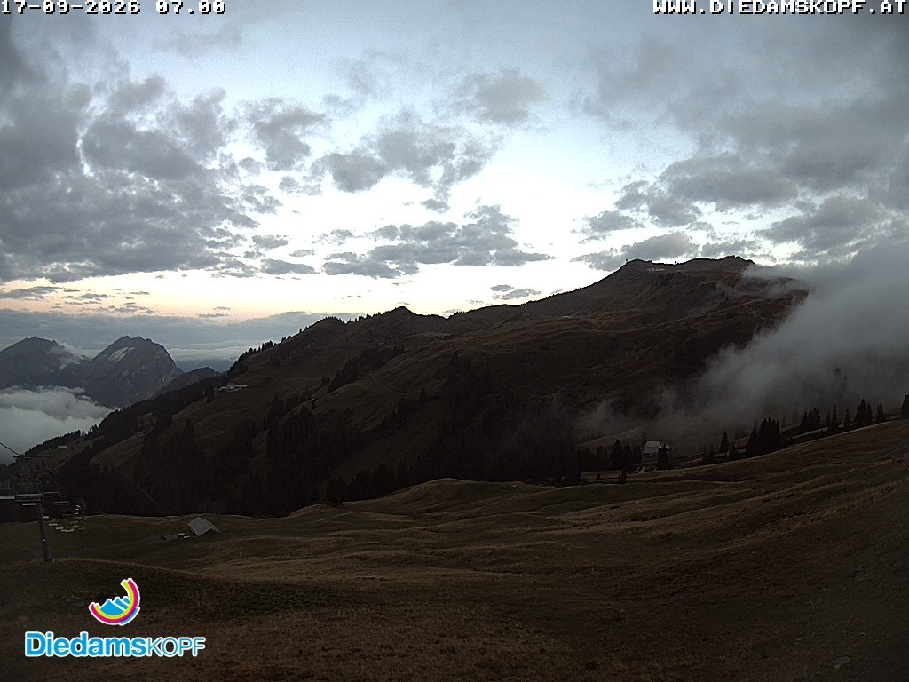 Archiv Foto Webcam Panorama Diedamskopf von der Breitenalpe