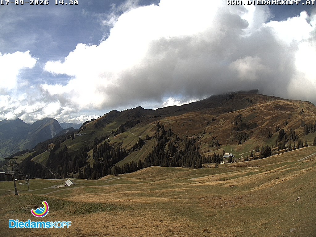 Archiv Foto Webcam Panorama Diedamskopf von der Breitenalpe