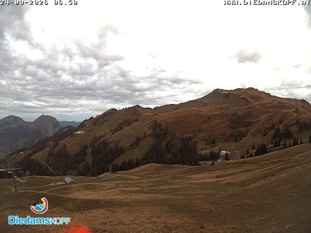 Archiv Foto Webcam Panorama Diedamskopf von der Breitenalpe
