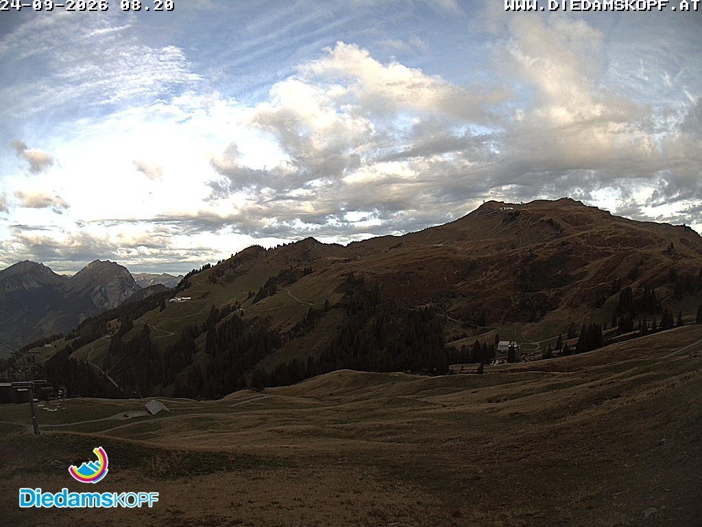 Archiv Foto Webcam Panorama Diedamskopf von der Breitenalpe