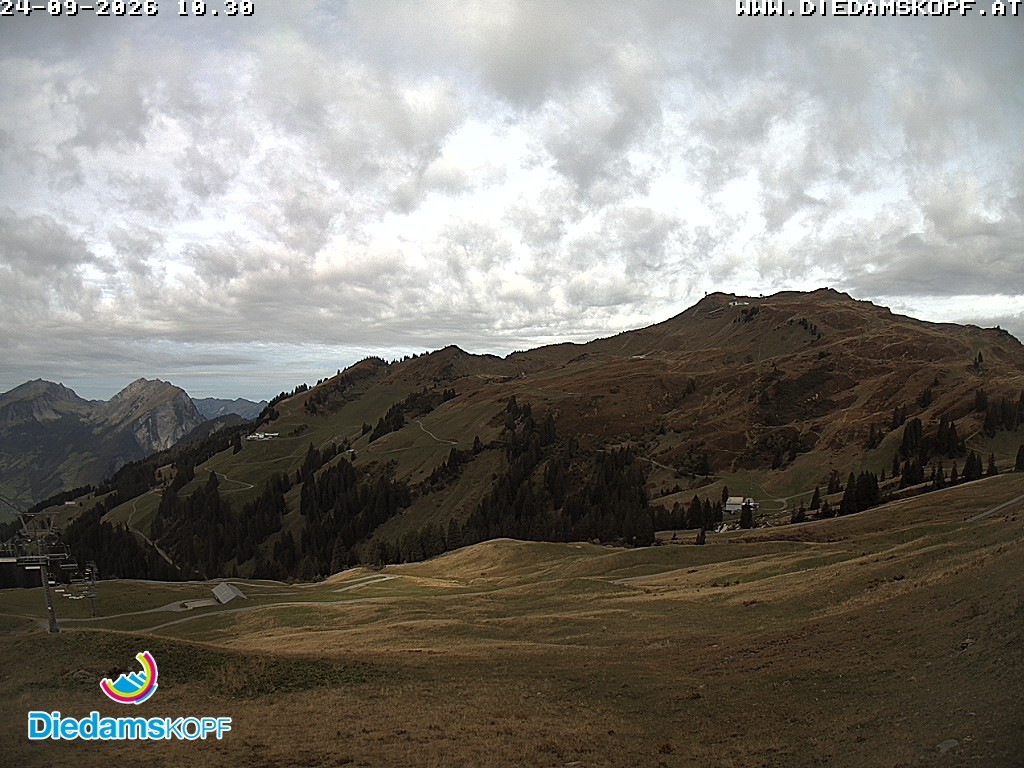 Archiv Foto Webcam Panorama Diedamskopf von der Breitenalpe