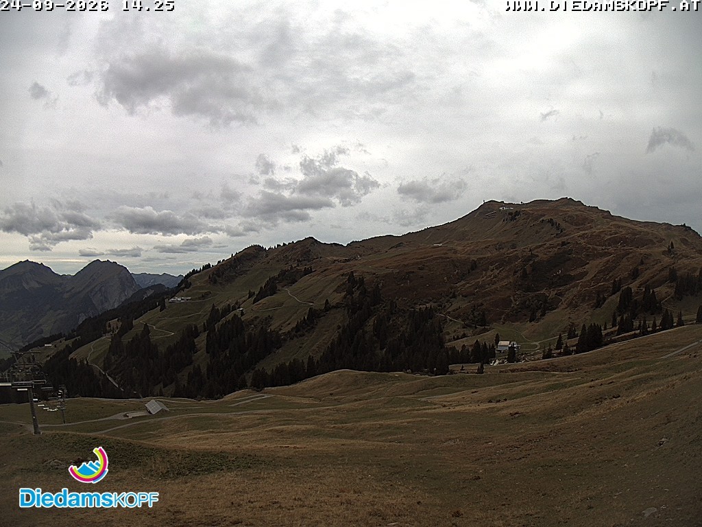 Archiv Foto Webcam Panorama Diedamskopf von der Breitenalpe
