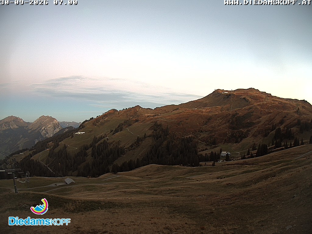 Archiv Foto Webcam Panorama Diedamskopf von der Breitenalpe