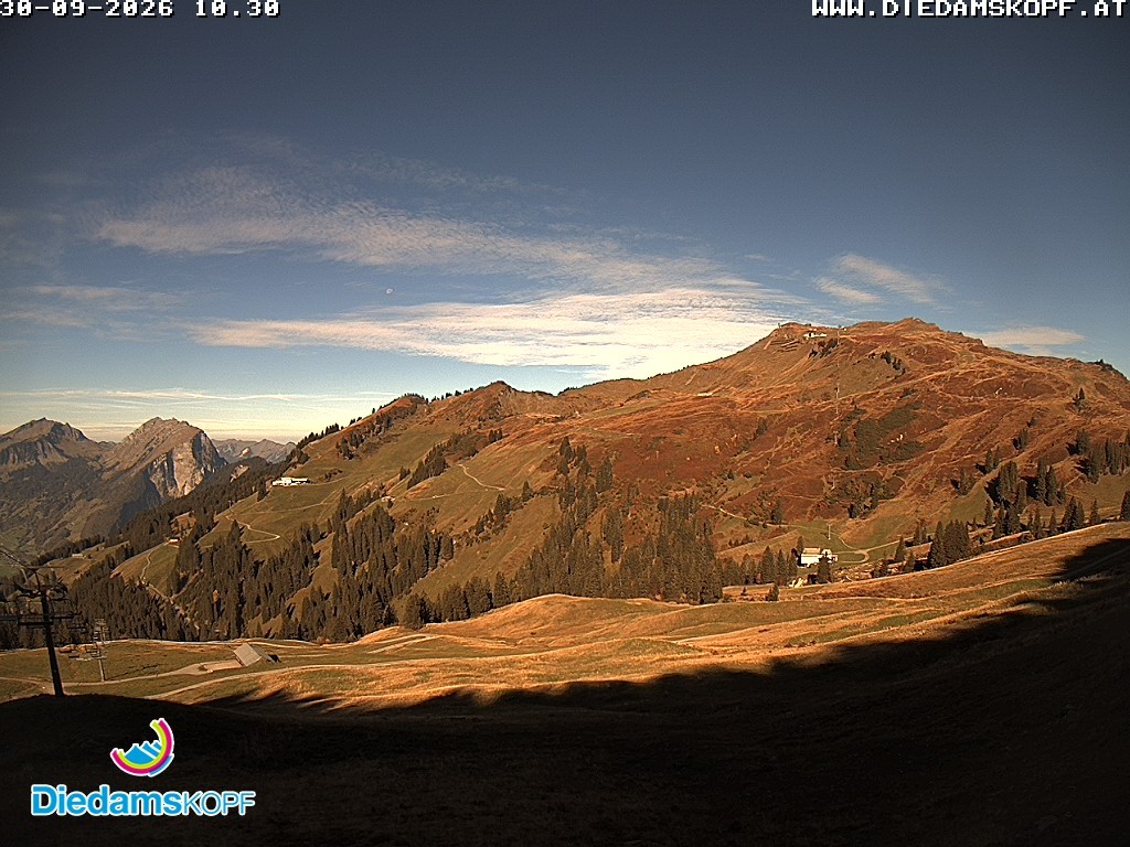 Archiv Foto Webcam Panorama Diedamskopf von der Breitenalpe