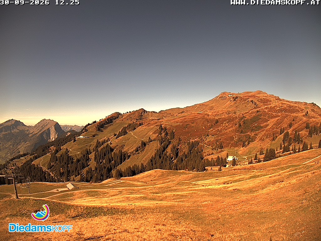 Archiv Foto Webcam Panorama Diedamskopf von der Breitenalpe