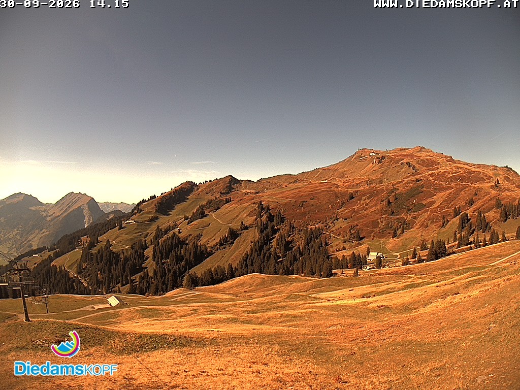Archiv Foto Webcam Panorama Diedamskopf von der Breitenalpe