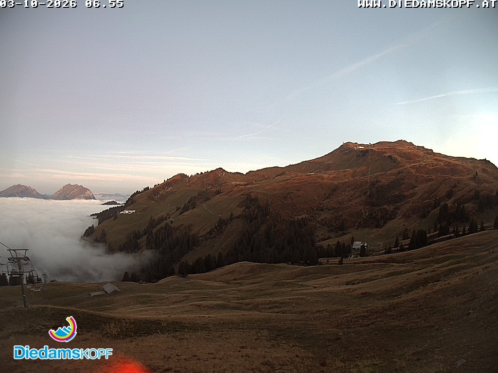 Archiv Foto Webcam Panorama Diedamskopf von der Breitenalpe