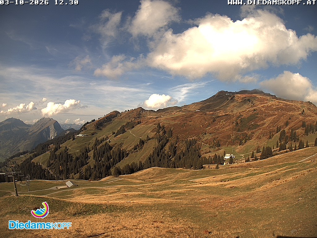 Archiv Foto Webcam Panorama Diedamskopf von der Breitenalpe