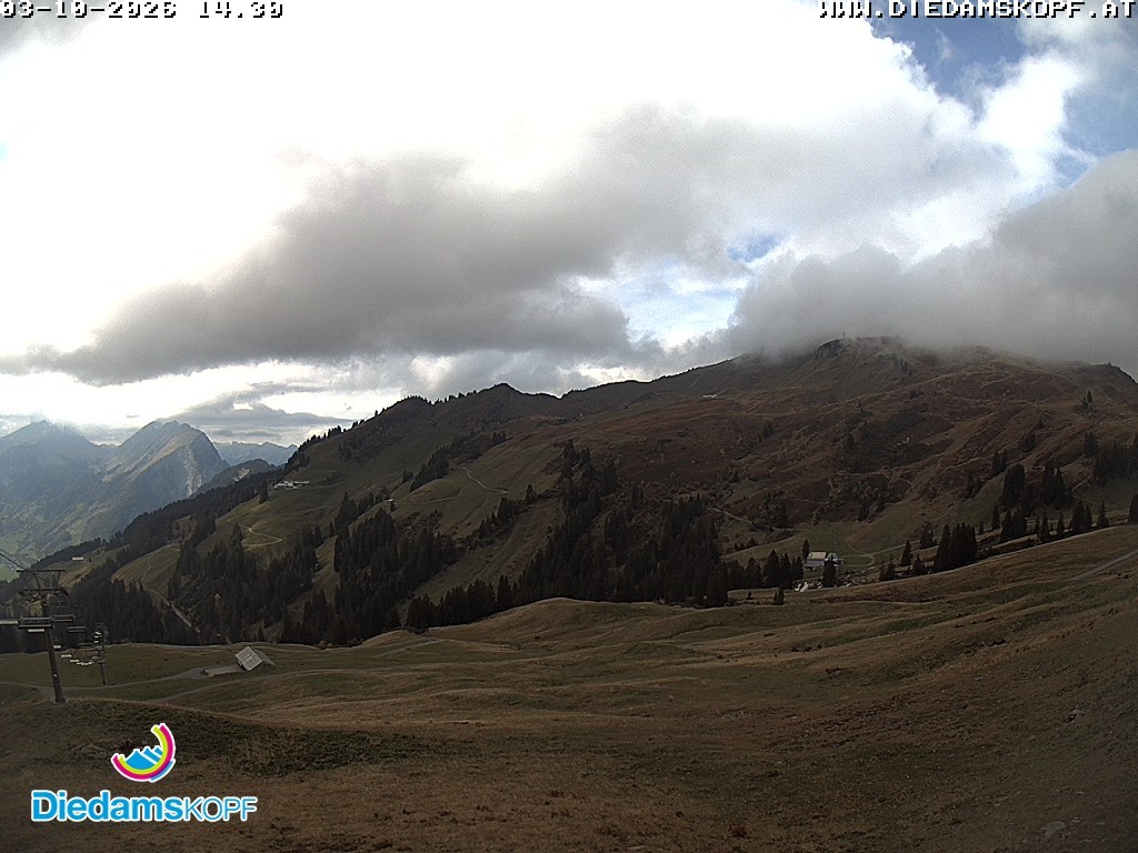 Archiv Foto Webcam Panorama Diedamskopf von der Breitenalpe