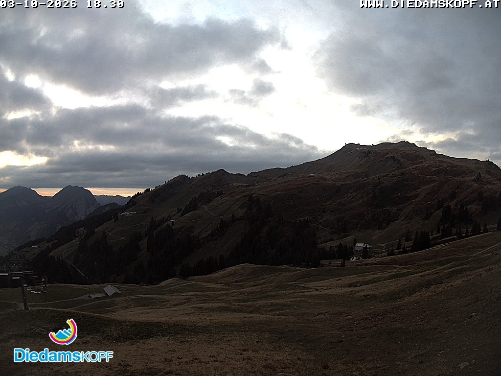 Archiv Foto Webcam Panorama Diedamskopf von der Breitenalpe