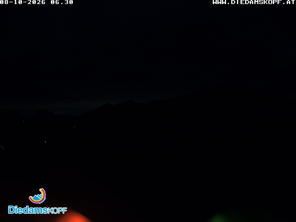Archived image Webcam Diedamskopf: Panoramic view Breitenalpe