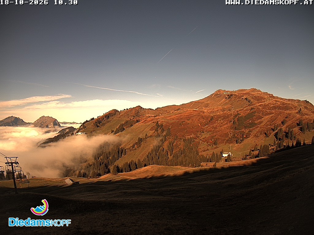 Archiv Foto Webcam Panorama Diedamskopf von der Breitenalpe