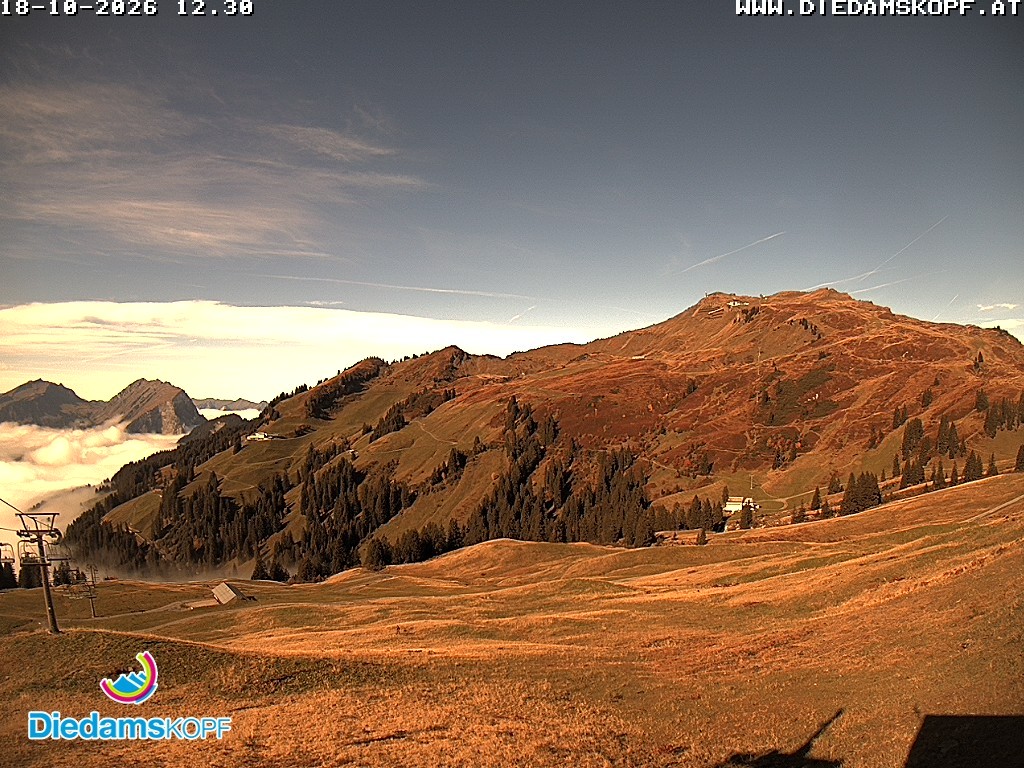 Archiv Foto Webcam Panorama Diedamskopf von der Breitenalpe