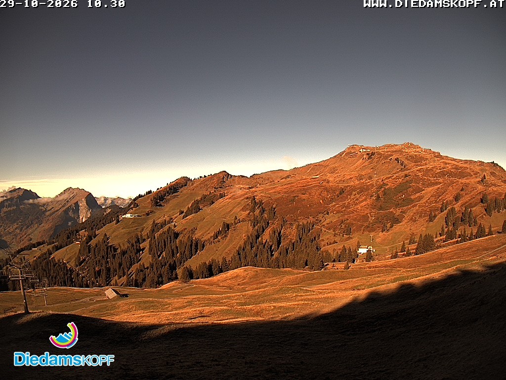 Archiv Foto Webcam Panorama Diedamskopf von der Breitenalpe