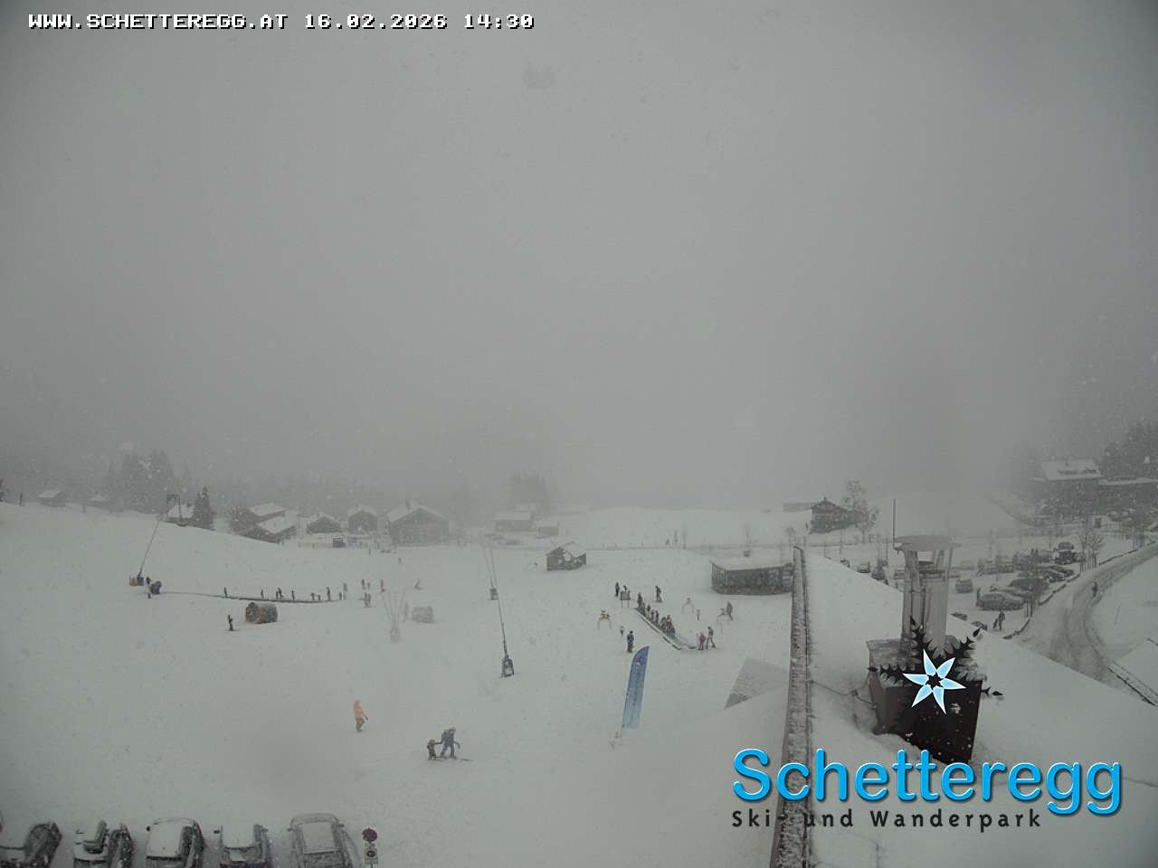 Archiv Foto Webcam Talstation Sessellift Alpe Schetteregg, Vorarlberg