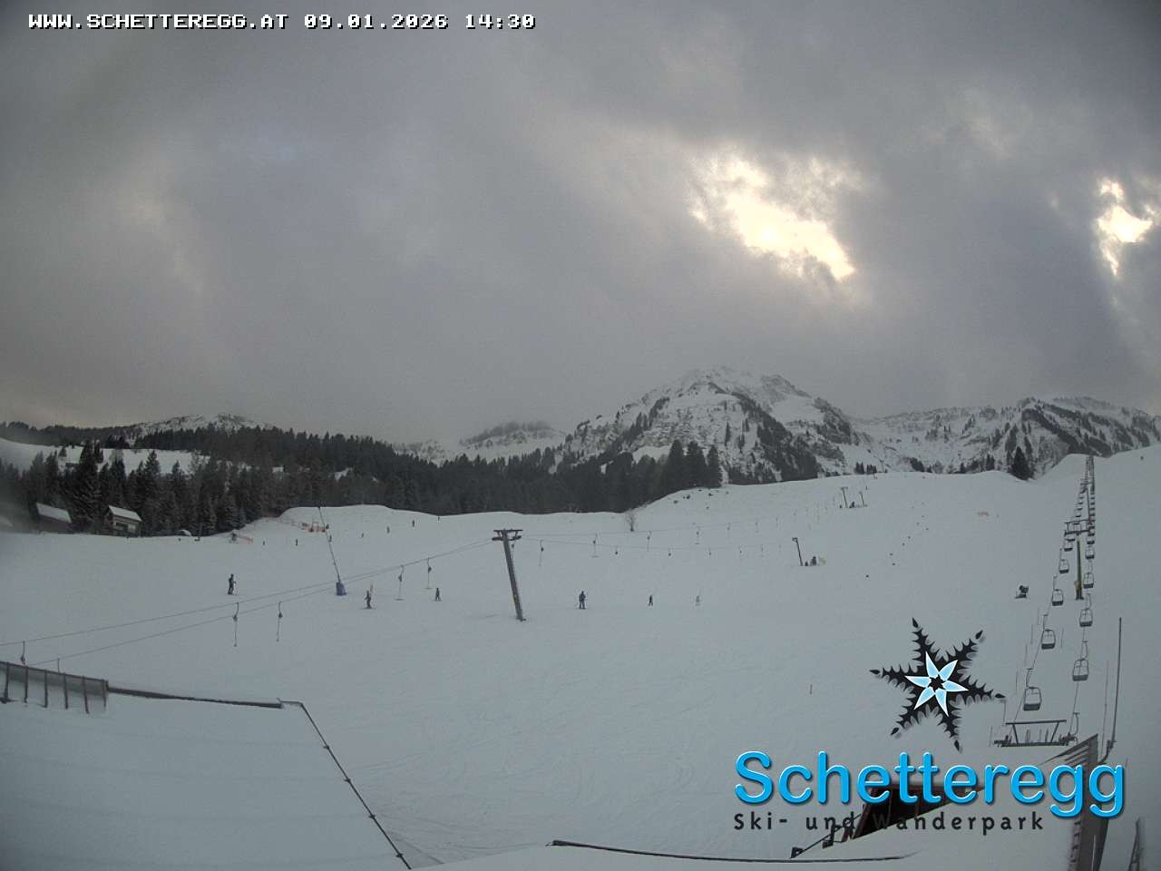 Archiv Foto Webcam Panorama Alpe Schetteregg, Vorarlberg