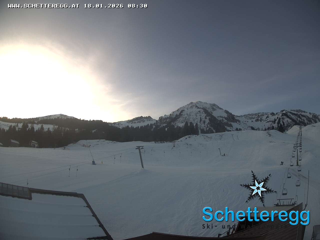 Archiv Foto Webcam Panorama Alpe Schetteregg, Vorarlberg