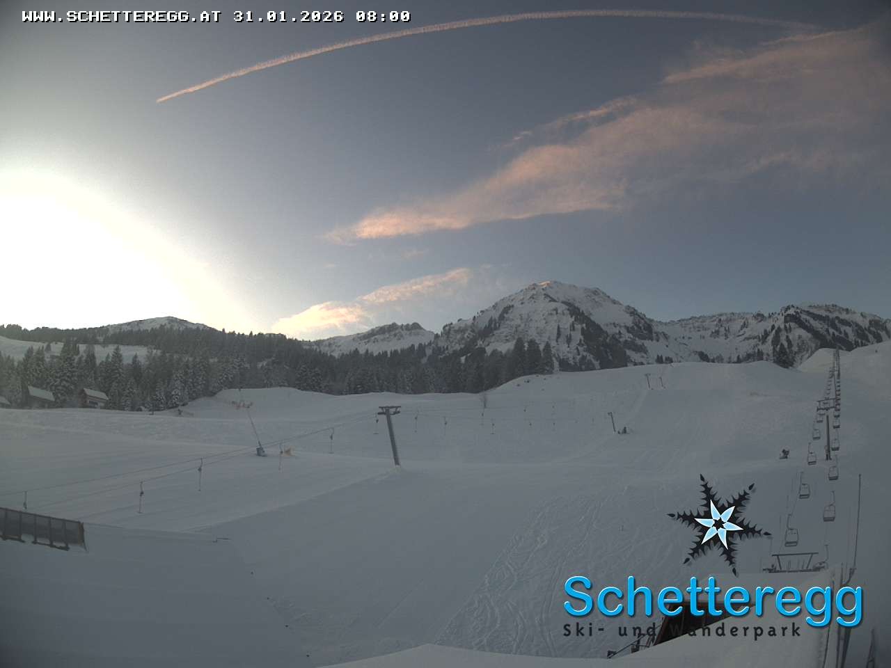 Archiv Foto Webcam Panorama Alpe Schetteregg, Vorarlberg