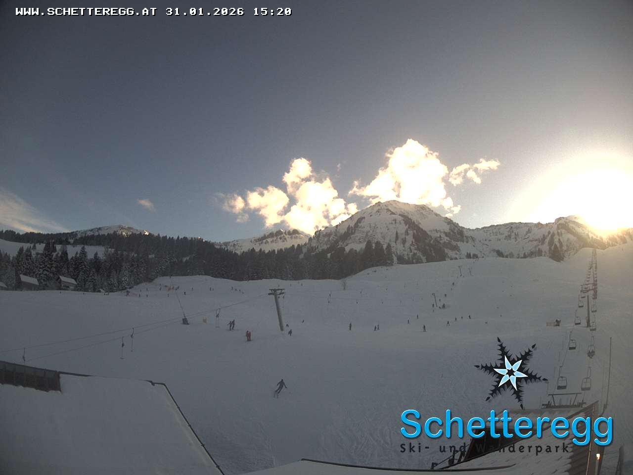 Archiv Foto Webcam Panorama Alpe Schetteregg, Vorarlberg