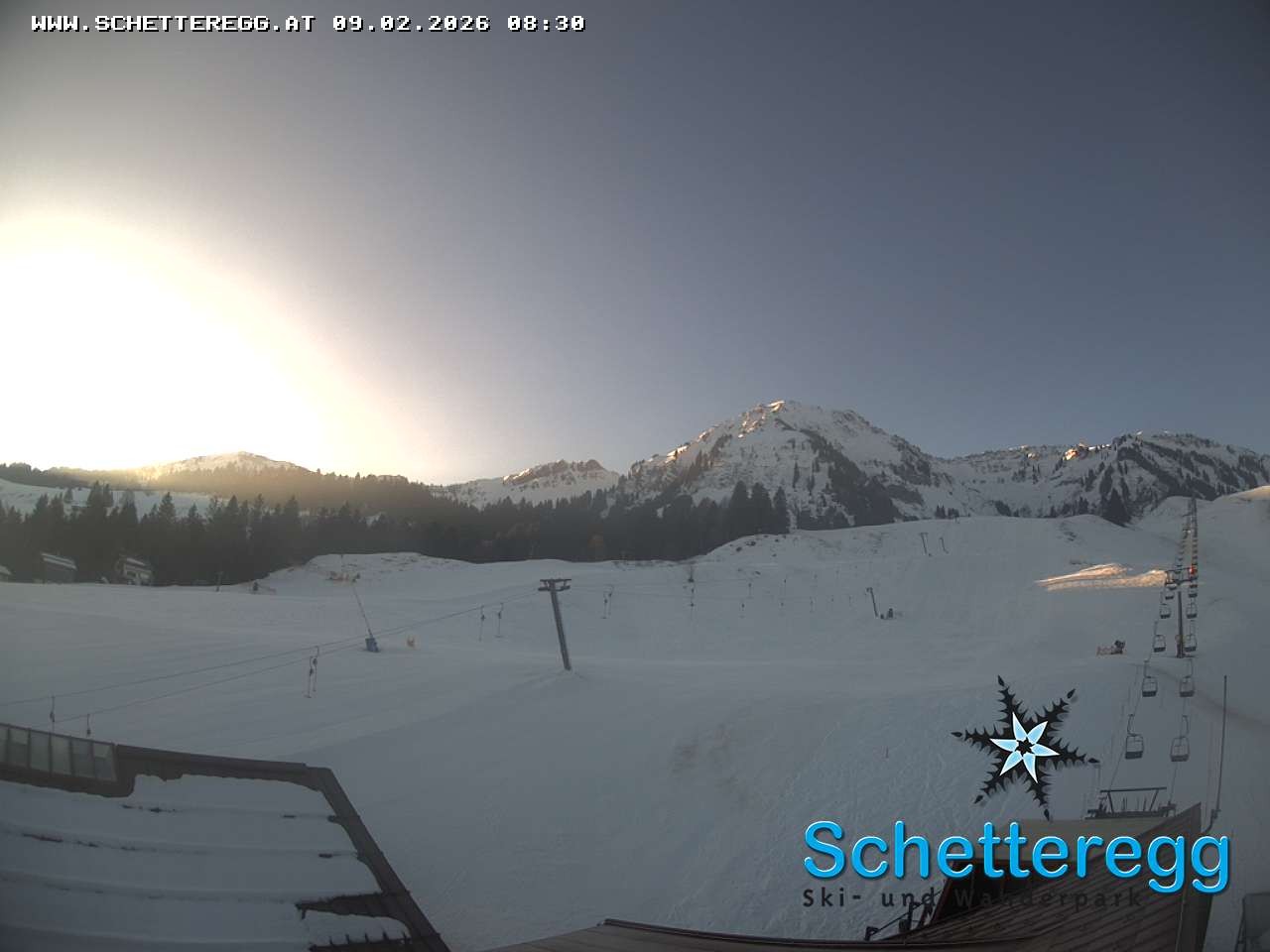 Archiv Foto Webcam Panorama Alpe Schetteregg, Vorarlberg