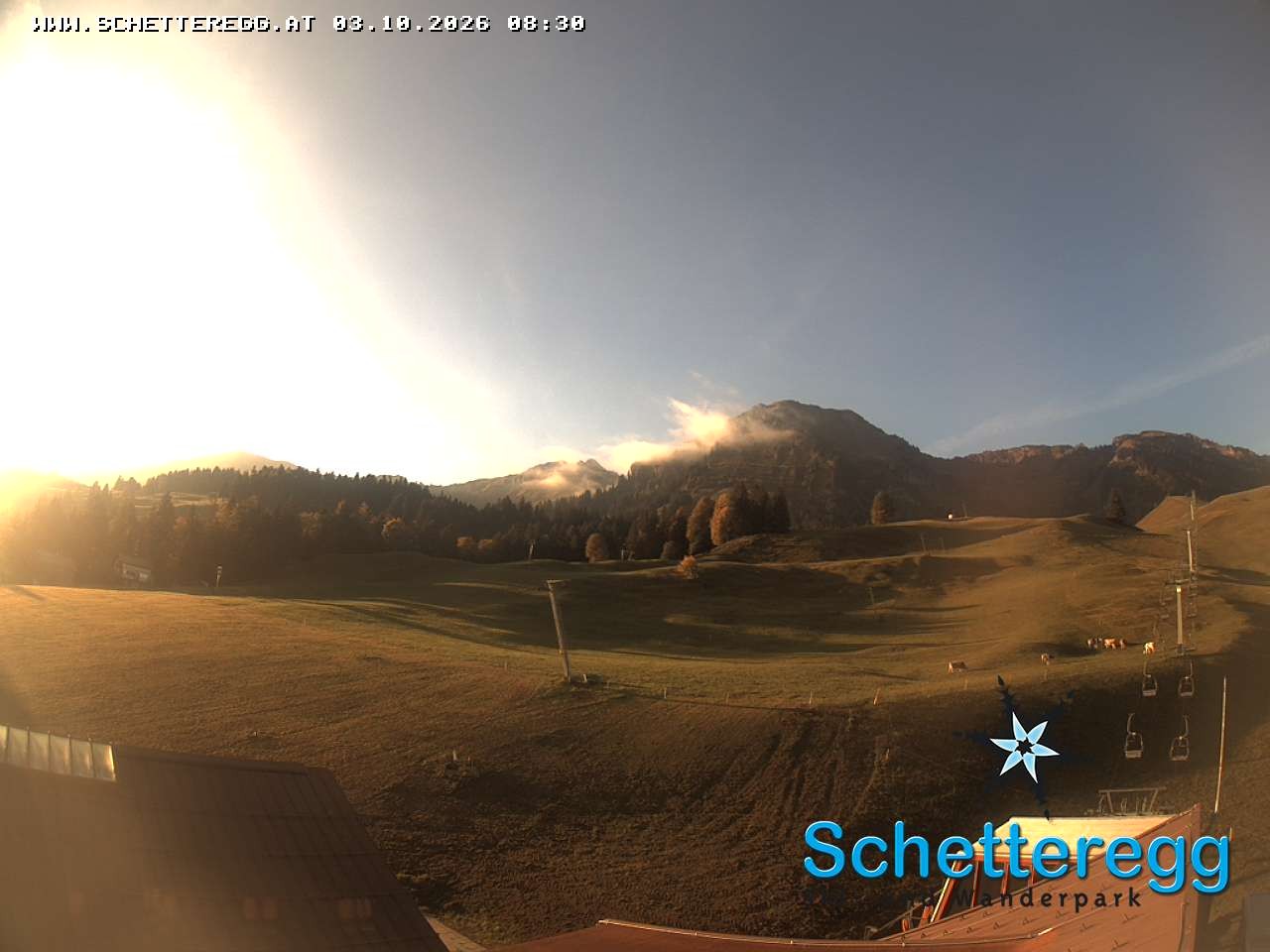 Archiv Foto Webcam Panorama Alpe Schetteregg, Vorarlberg