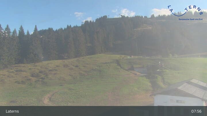 Archived image Webcam Laterns, Top Station Gapfohl