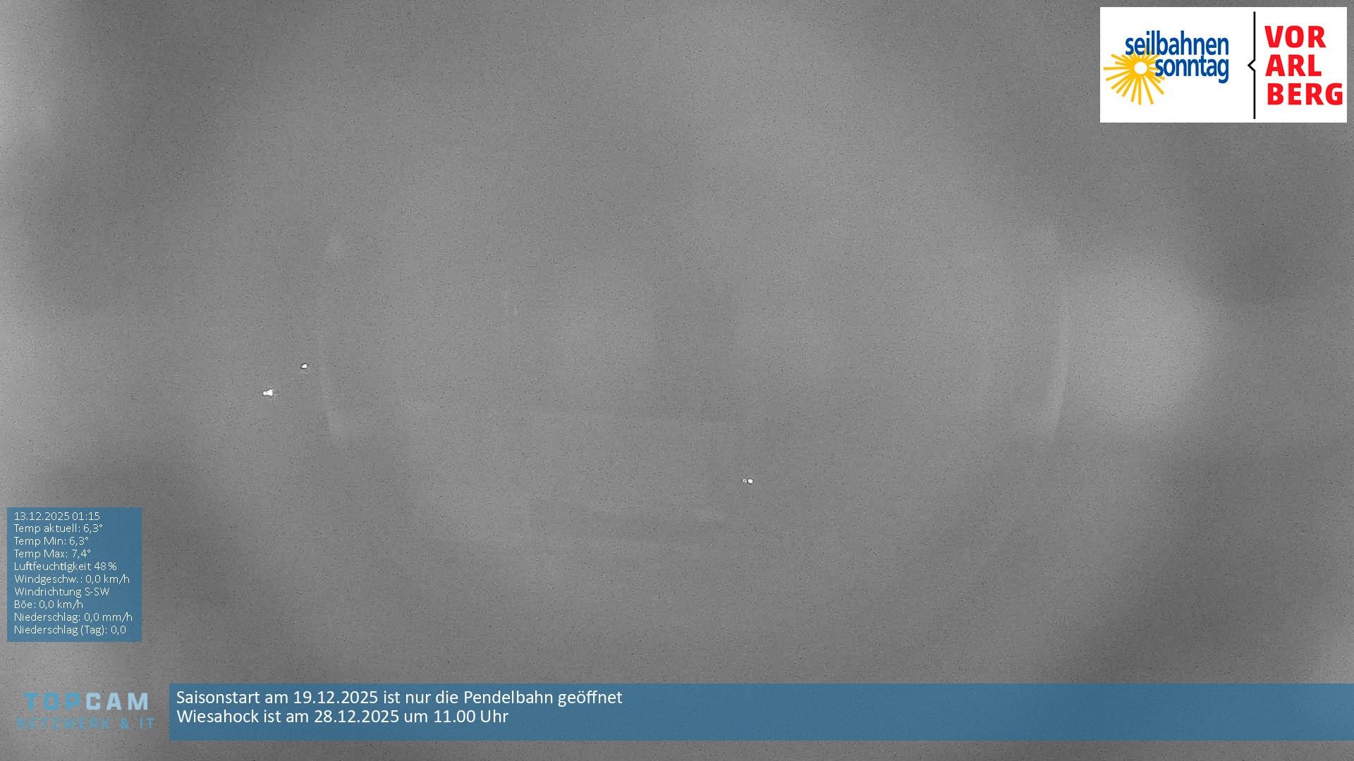 Archiv Foto Webcam Bergstation Pendelbahn in Sonntag