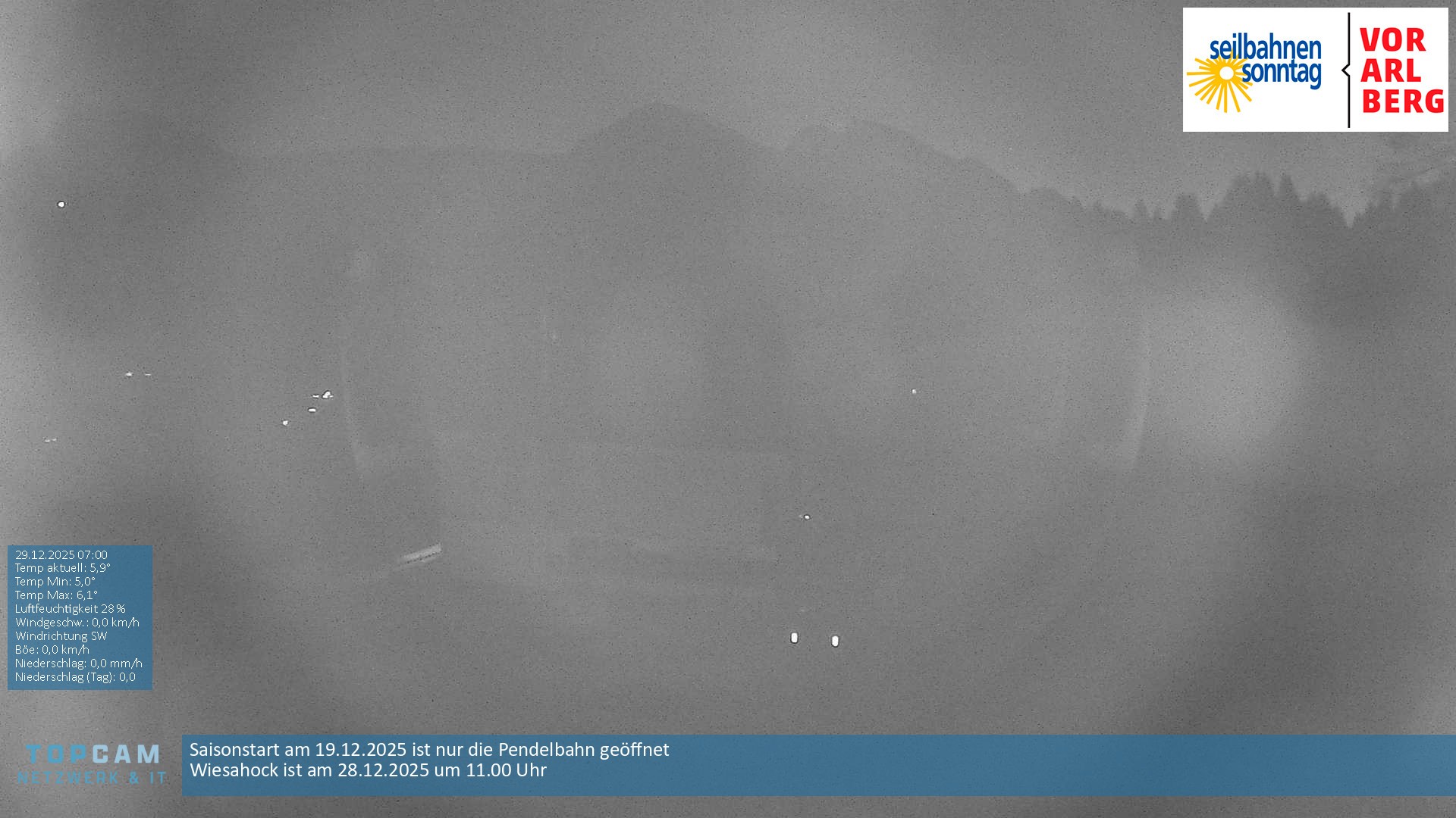 Archiv Foto Webcam Bergstation Pendelbahn in Sonntag