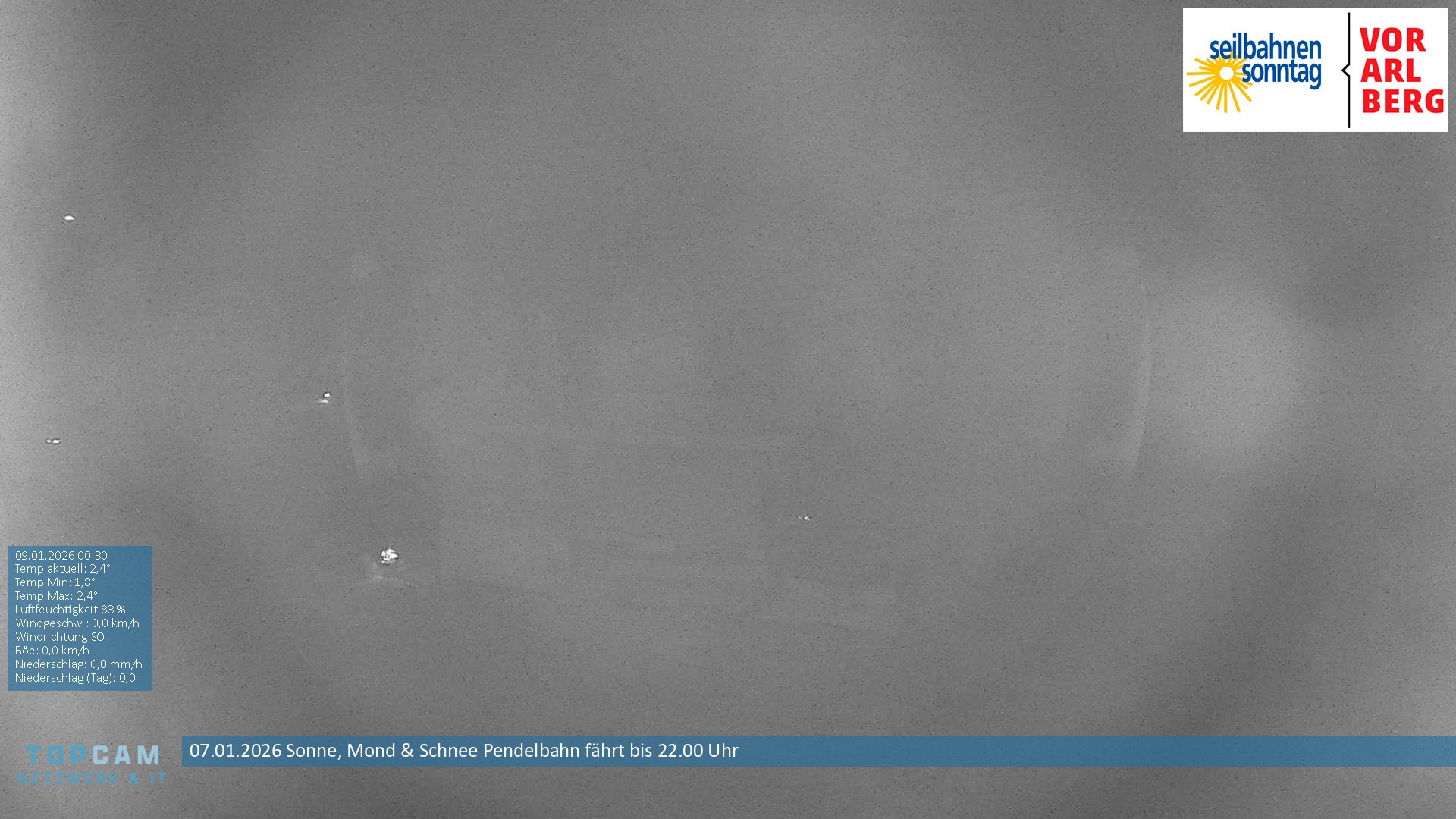 Archiv Foto Webcam Bergstation Pendelbahn in Sonntag