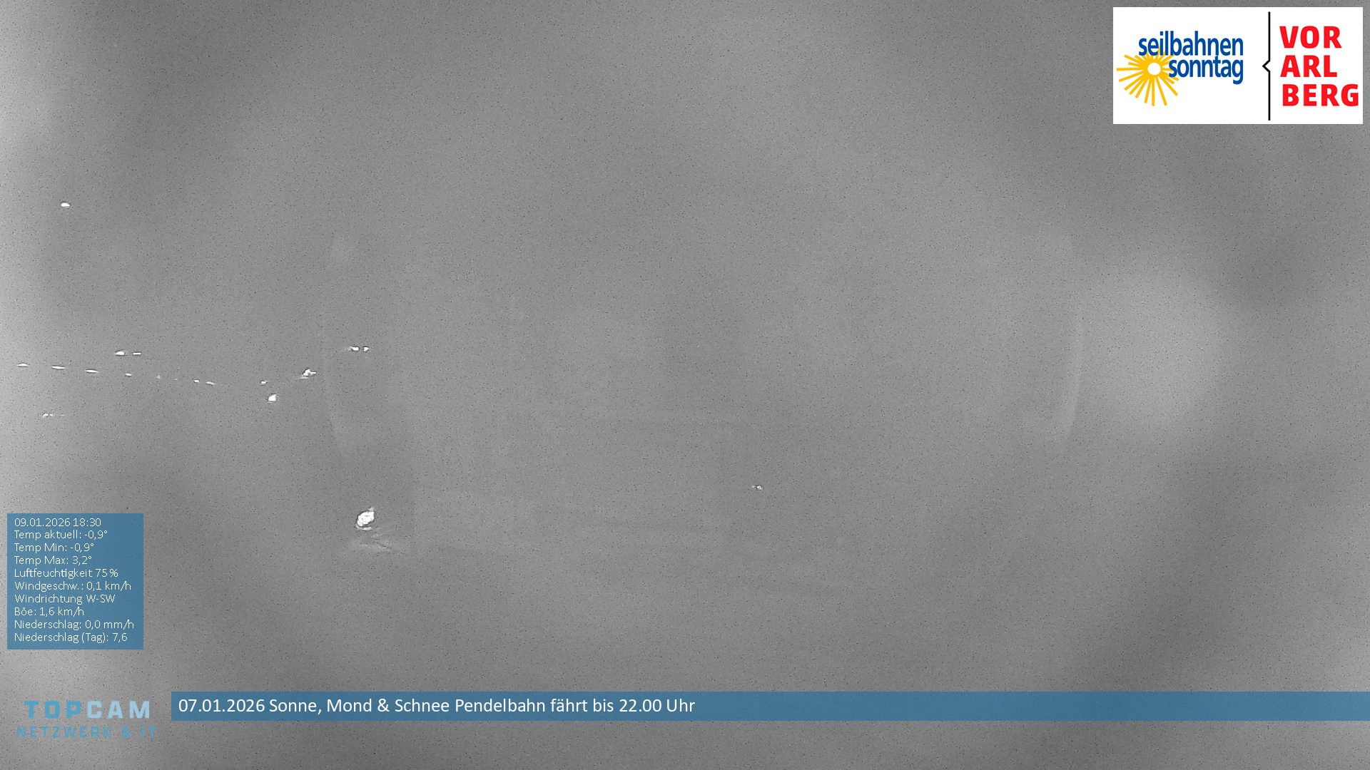 Archiv Foto Webcam Bergstation Pendelbahn in Sonntag