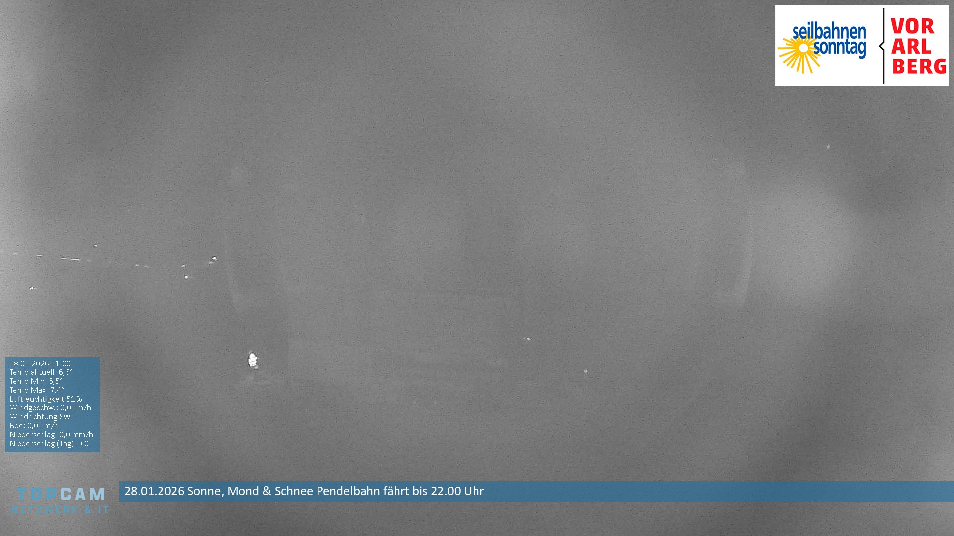 Archiv Foto Webcam Bergstation Pendelbahn in Sonntag