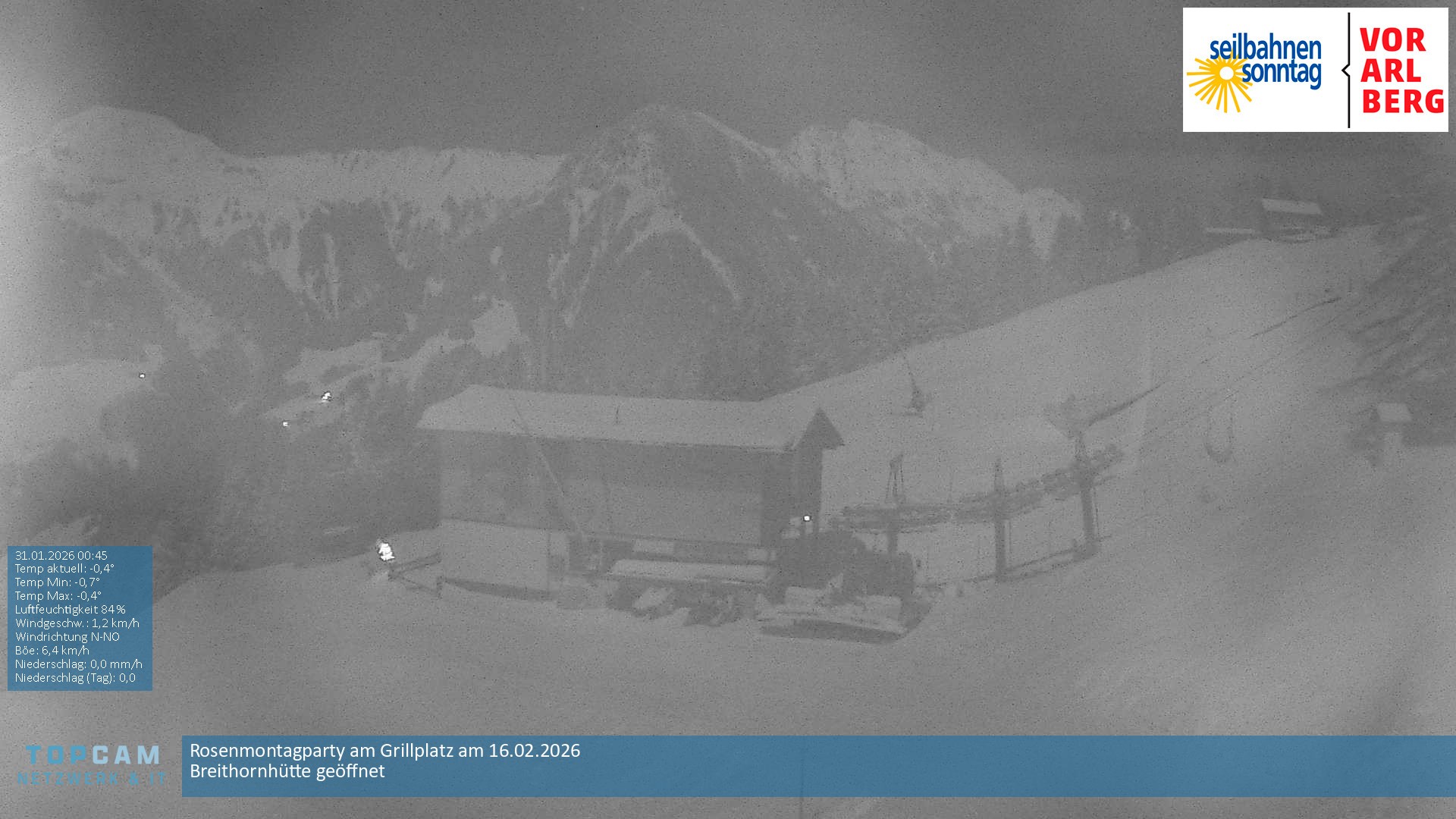 Archiv Foto Webcam Bergstation Pendelbahn in Sonntag