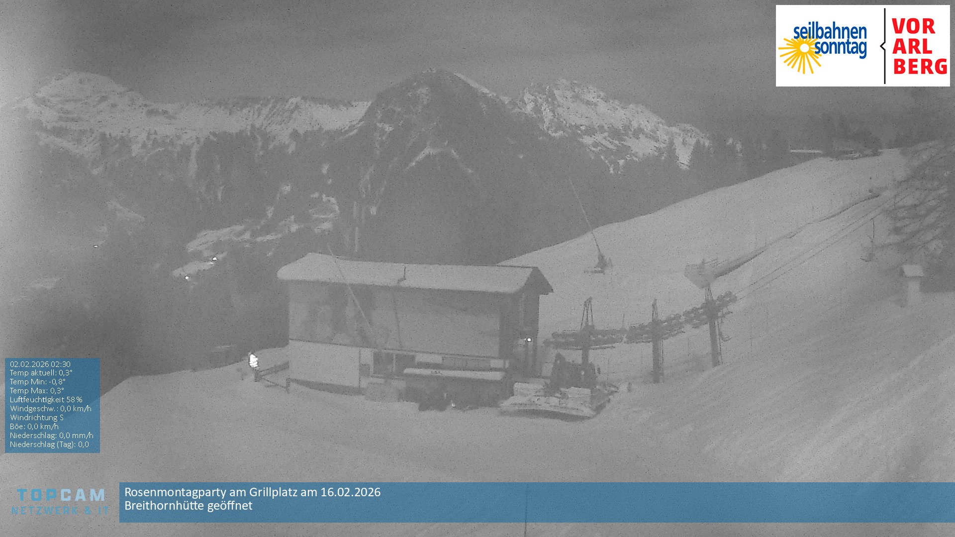 Archiv Foto Webcam Bergstation Pendelbahn in Sonntag