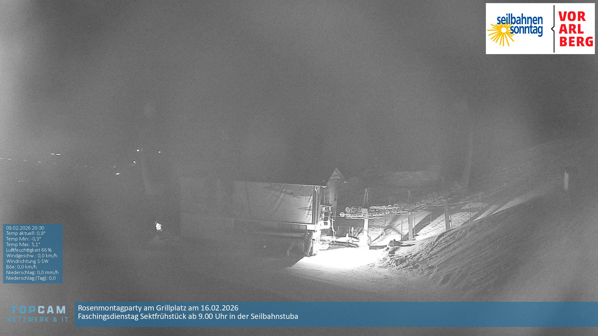 Archiv Foto Webcam Bergstation Pendelbahn in Sonntag