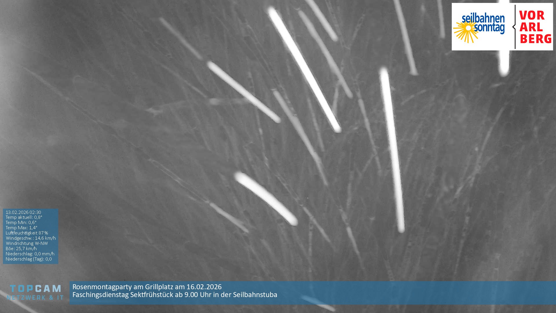 Archiv Foto Webcam Bergstation Pendelbahn in Sonntag