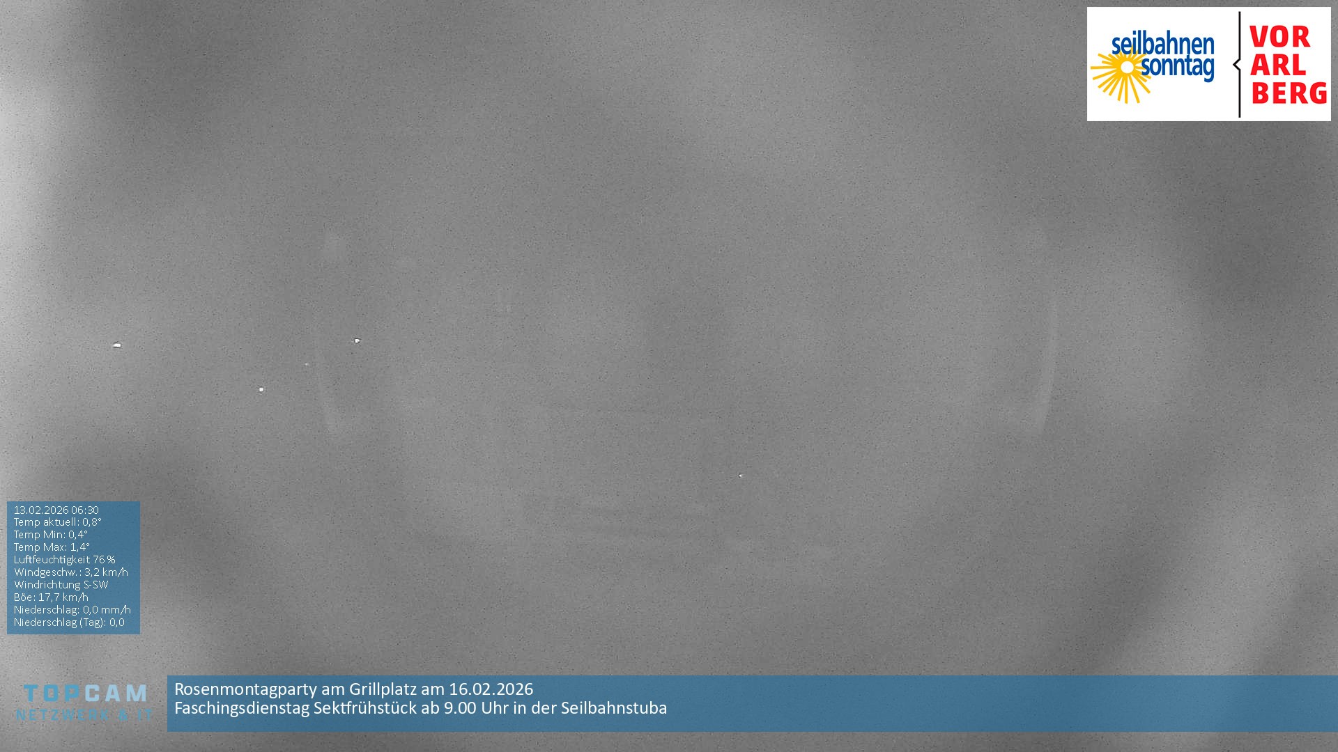 Archiv Foto Webcam Bergstation Pendelbahn in Sonntag