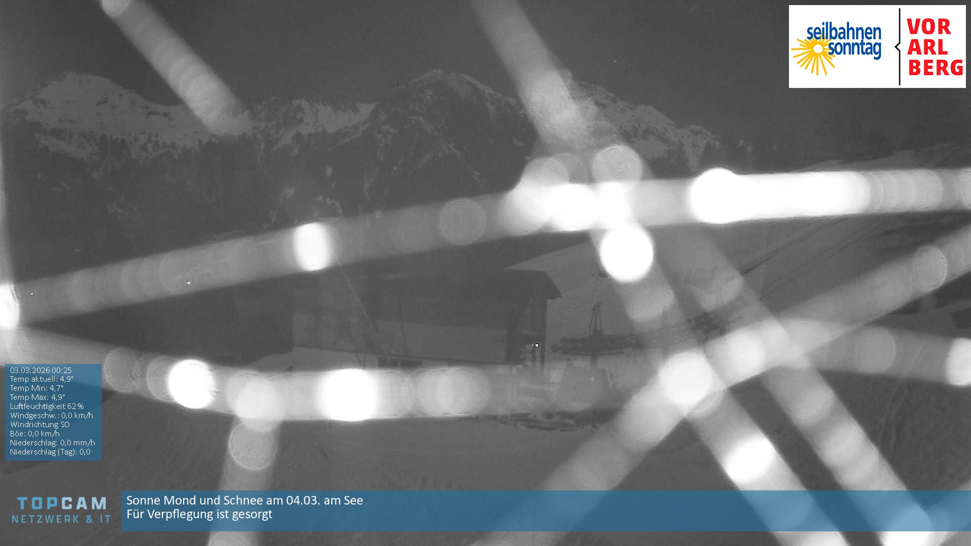 Archiv Foto Webcam Bergstation Pendelbahn in Sonntag