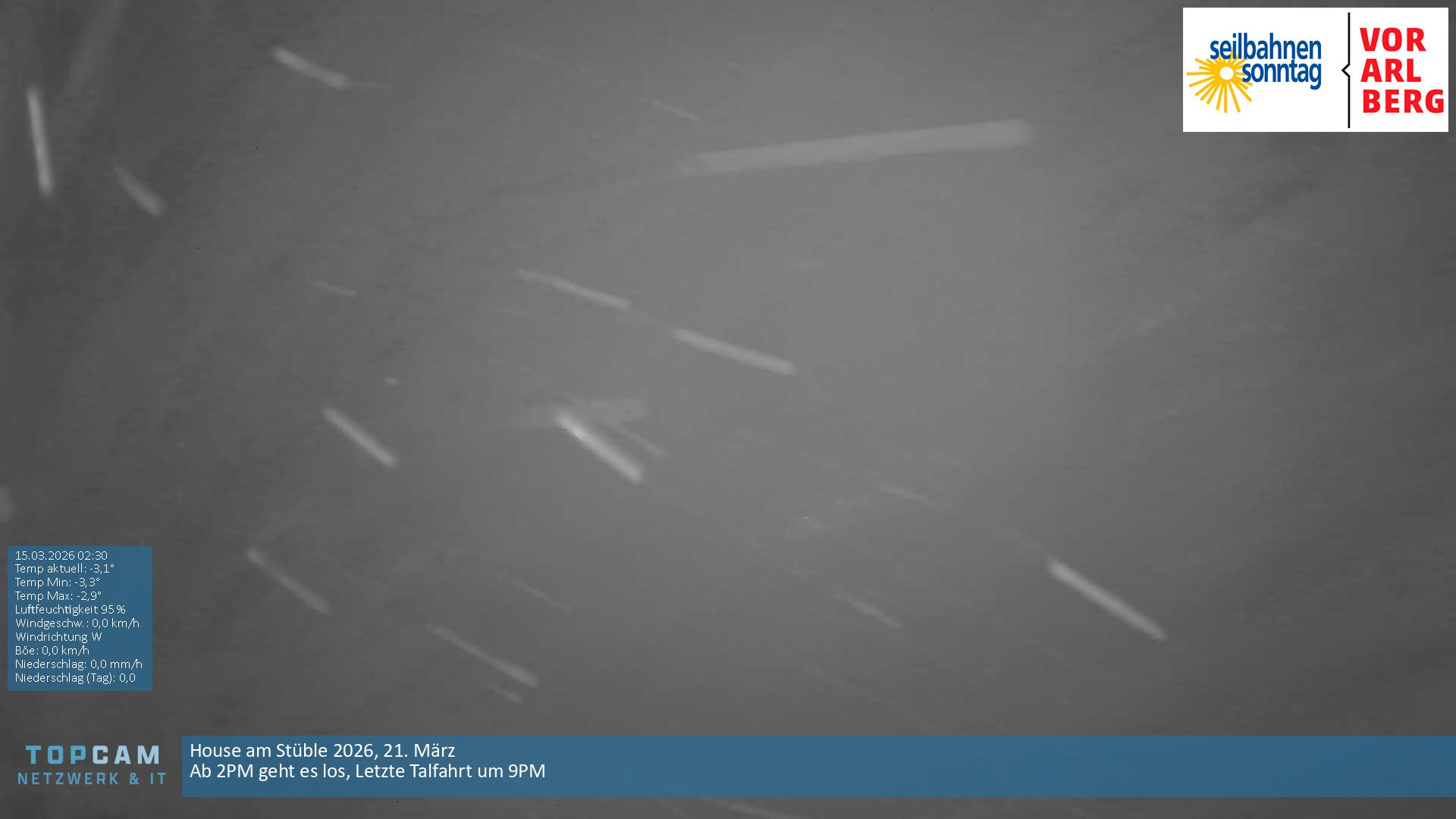 Archiv Foto Webcam Bergstation Pendelbahn in Sonntag