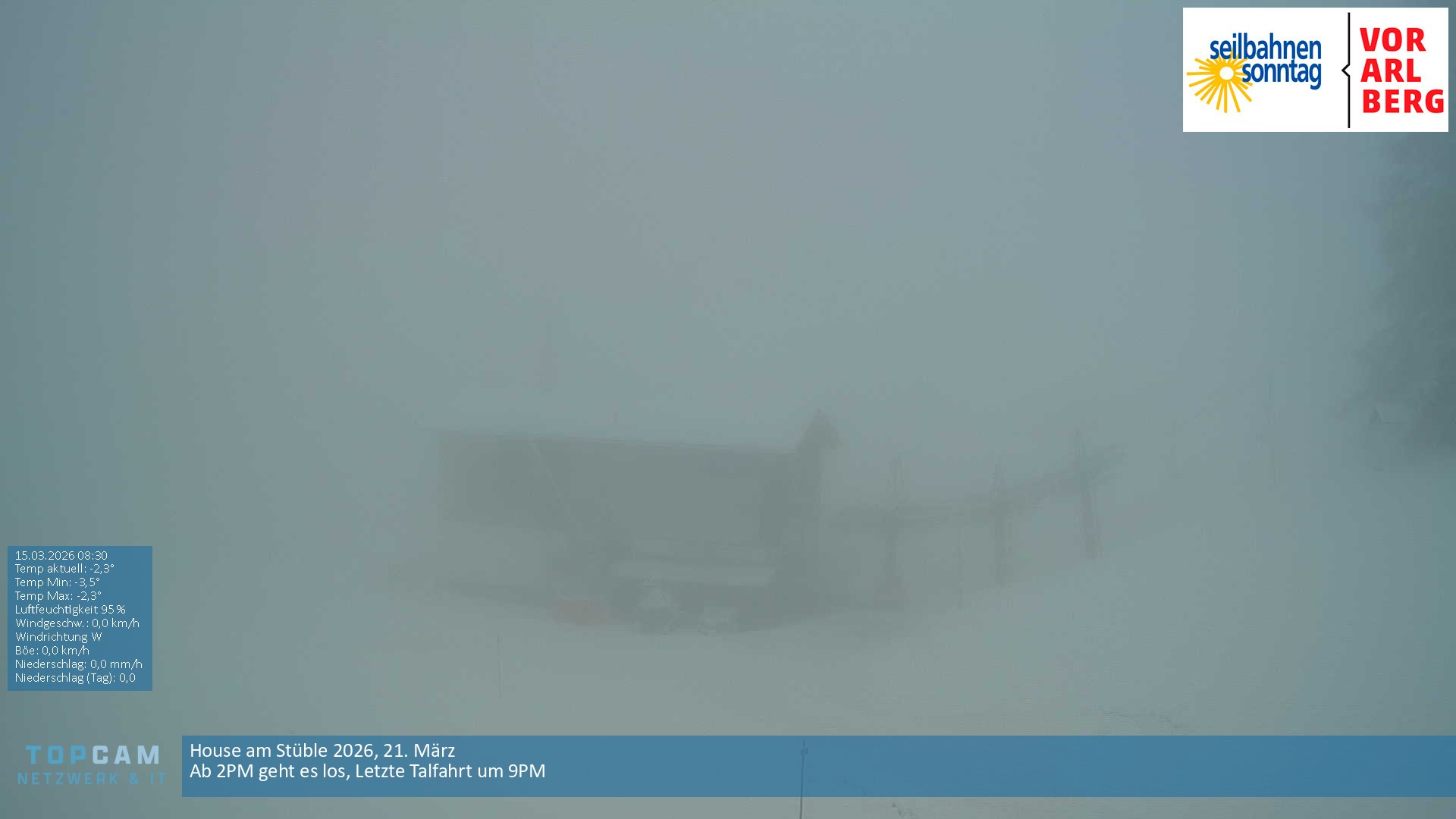 Archiv Foto Webcam Bergstation Pendelbahn in Sonntag